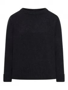 Джемпер из шерстяной смеси Roberto Collina, черный