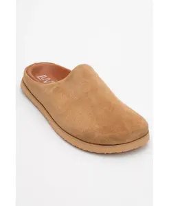 Кожаные сланцы Space Leather Slide Sandal (Женские) Forever & Always Shoes, коричневый