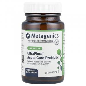 Metagenics, UltraFlora Acute Care Probiotic, 30 капсул