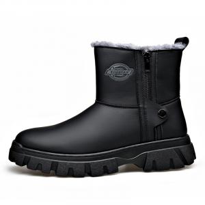 LUOMAIKE Короткие зимние ботинки мужские черные