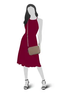 Сумка через плечо bugatti "АЛМАТА", цвет Sand