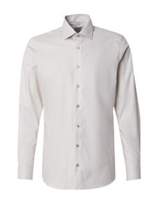 Рубашка Slim Fit на пуговицах OLYMP, натуральный белый