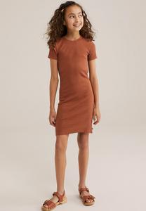 Вязаное платье WE Fashion, цвет Cinnamon Brown