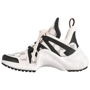 LOUIS VUITTON Женские белые кроссовки Archlight Low Top Chunky