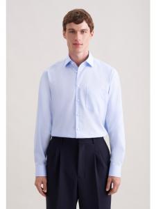 Seidensticker Деловая рубашка, стандартный размер, светло-голубого цвета