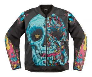 Сетчатая куртка Overlord 3 Munchies Icon, черный/бирюзовый