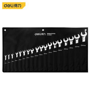 Набор двойных ключей Deli из 18 предметов, ключ Torx с зеркальным раскрытием, ключ для аппаратного инструмента DL130018T
