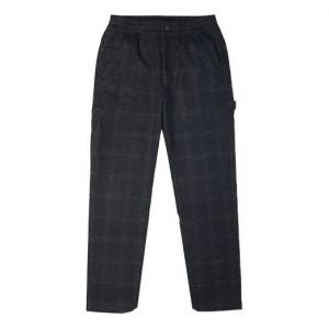 Брюки wool carpenter pants plaid 'black' Converse, черный