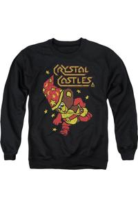 Толстовка Atari Crystal Bear для взрослых с круглым вырезом Gildan, черный