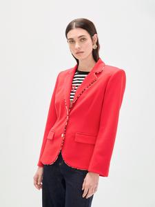 Lola Casademunt Блейзер в красном цвете