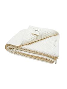 Framsohn Комплект из 2 банных полотенец из органического хлопкового махрового полотна "OCEAN" кремового цвета - (Д) 150 x (Ш) 75 см