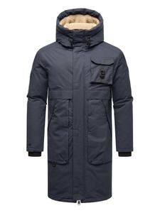 Зимнее пальто Cyriaan XX темно-синего цвета STONE HARBOUR