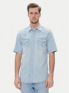 Джинсовая рубашка стандартный крой Western 112362742 Wrangler, синий