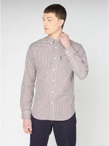 Ben Sherman Рубашка красно-темно-синего цвета