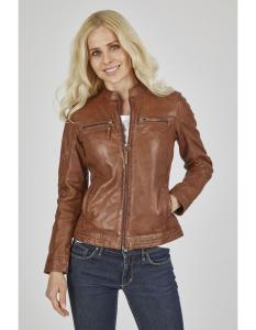 Кожаная куртка 7eleven Sanny, цвет tabak