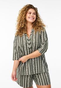 Блуза Zizzi, темно-зеленый