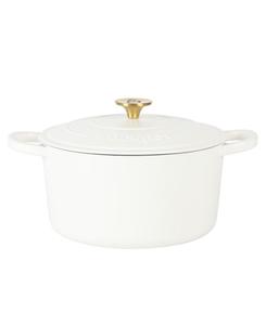 Круглая чугунная кастрюля Crock-Pot Artisan объемом 5 кварт (5 литров) - матовый пыльно-розовый цвет Crock Pot, цвет matte linen