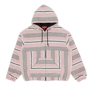 Куртка Supreme Woven Stripe Hooded Jacket, Pink