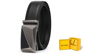 Мужской кожаный ремень Free Rabbitⅱ, 2 полоски (цвет оружия + черный)