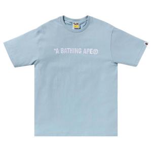 Футболка BAPE A Bathing Ape Logo Tee, Sax