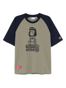 Футболка с графичным принтом из коллаборации с Russell Athletic Chocoolate, зеленый