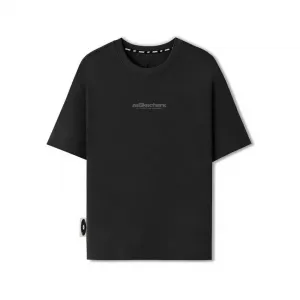 Skechers Футболки унисекс, черные, 0018, круглый вырез, умеренный размер