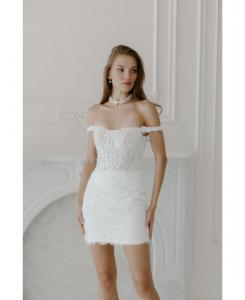 Женское мини-платье Estella Untamed Petals, Ivory