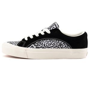 WANSWER Низкие дышащие парусиновые туфли унисекс, черные