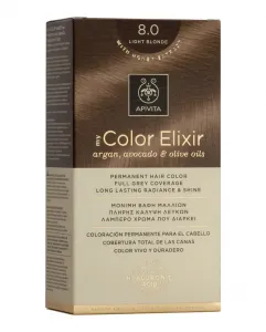 Постоянное окрашивание My Color Elixir Apivita, N8.0 Rubio Claro