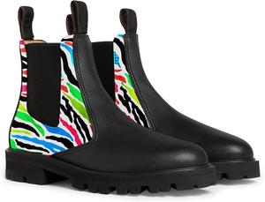 Женские ботинки FOWT Chelsea с заплатками, ребристые боковые части, ботильоны до щиколотки, эластичные вставки, низкий каблук, овальный носок, на каждый день и для работы, размеры US 4-16, Colorful