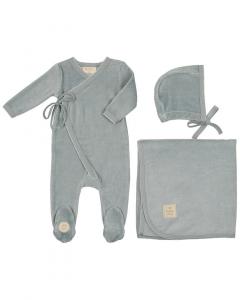 Набор с запахом Mon Tresor и гребешком, синий