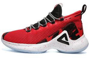 Баскетбольные кроссовки мужские среднего размера, черные/красные Peak