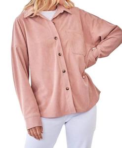 Рубашка We Go Together Cordour на пуговицах в лиловом цвете ANDREE BY UNIT