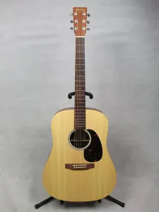 Акустическая гитара Martin X Series D-X2EMAH Dreadnought - натуральный цвет с чехлом