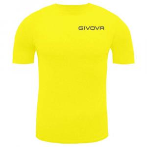 Базовый слой с коротким рукавом Givova Corpus 2, желтый