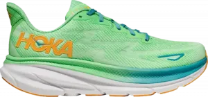 Кроссовки Clifton 9 'Zest Lime Glow', зеленый