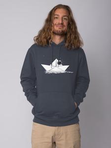 Толстовка wat? Apparel Sweatshirt Astronaut, цвет paper boatIndia Ink Grey