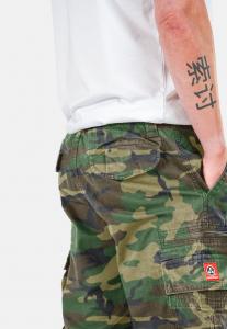 Шорты BAGGY 3/4 - KICKFLIP Molecule, темно-зеленый