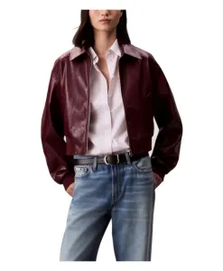 Укороченная жатая куртка Calvin Klein Jeans, красный