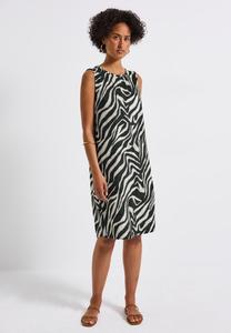 Платье Street One GEMUSTERTES, Grün/Dark Green