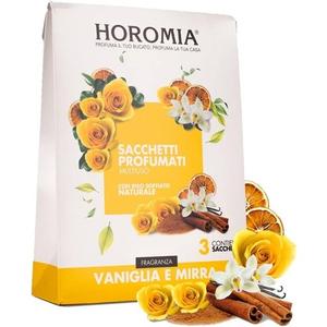 Многоцелевые ароматизированные пакетики - Ваниль и Мирра Horomia