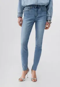 Джинсы с высокой посадкой, узкий крой Liu Jo, Light Blue Denim