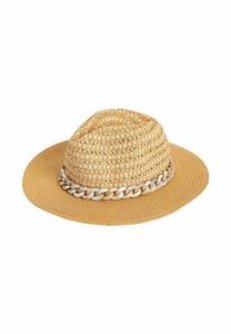 REGULAR FIT Panama With Chain Next, Шапка натуральный