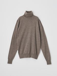 Вязаный пуловер с высоким воротником и длинными рукавами | AOFIE | 30G Современный крой