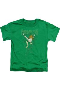 Футболка с коротким рукавом DC Comics Poison Ivy для малышей Gildan, зеленый