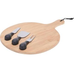 Бамбуковая сервировочная доска для сыра Excellent Houseware, коричневый