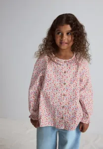 Блузка с принтом и оборками Polarn O. Pyret, Candy Pink