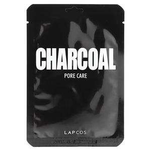 Lapcos Charcoal Beauty Тканевая маска для ухода за порами, 1 лист, 0,84 жидк. унции (25 мл)