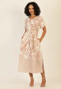 Повседневное платье Apart, Creme-Terrakotta