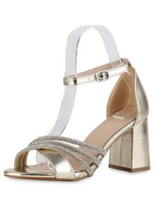 Сандалии на плоской подошве VAN HILL, золотой